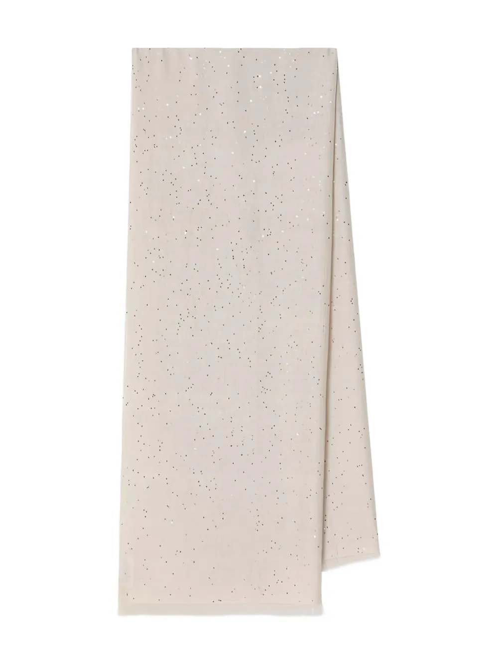 Brunello Cucinelli Sjaal met pailletten C9731 BEIGE
