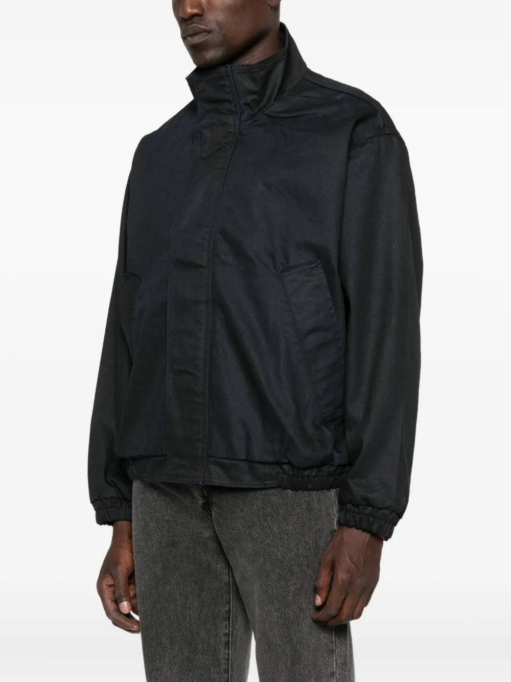 Levi's Katoenen jack met elastische cuffs Zwart