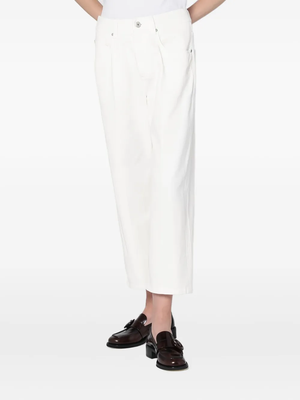 Brunello Cucinelli Regular-fit broek Beige