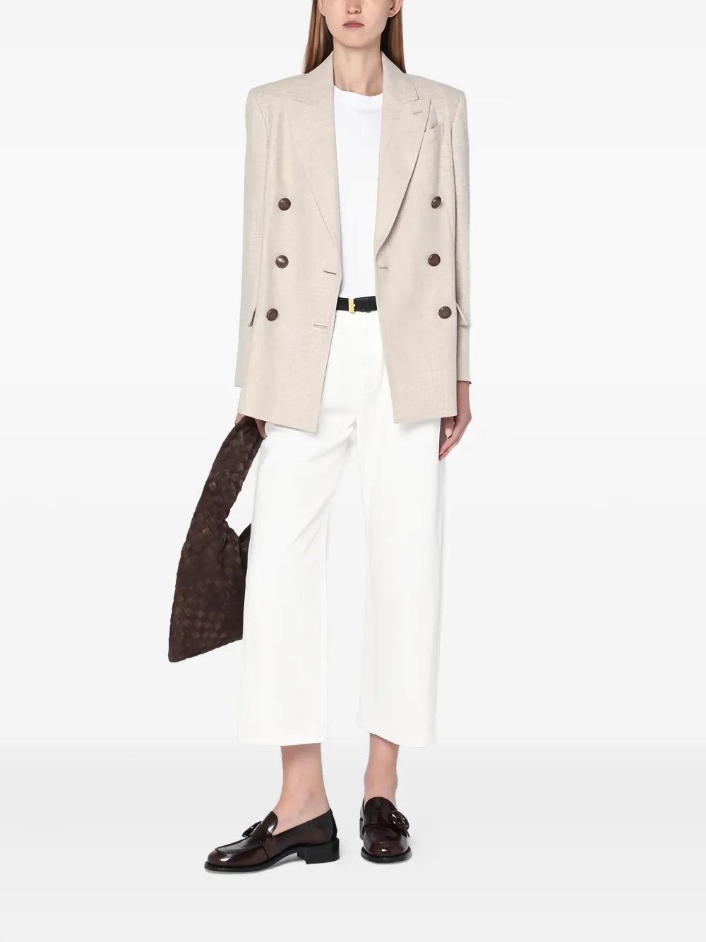 Brunello Cucinelli Regular-fit broek Beige