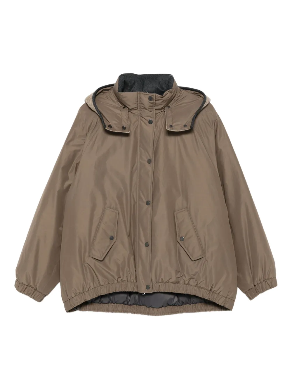 Brunello Cucinelli Jack met capuchon Bruin