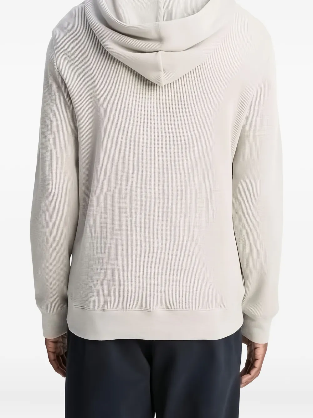 Vince Mouline Thermal Pima Cotton Hoodie In Neutral