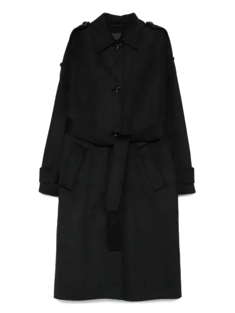 LIU JO belted single-breasted coat