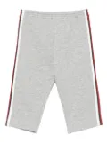 Gucci Kids side-stripe cotton track pants - Grey