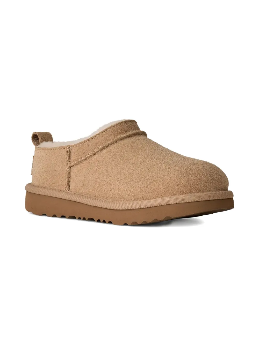 Ugg Kids' Classic Micro Suede Slippers In Brown