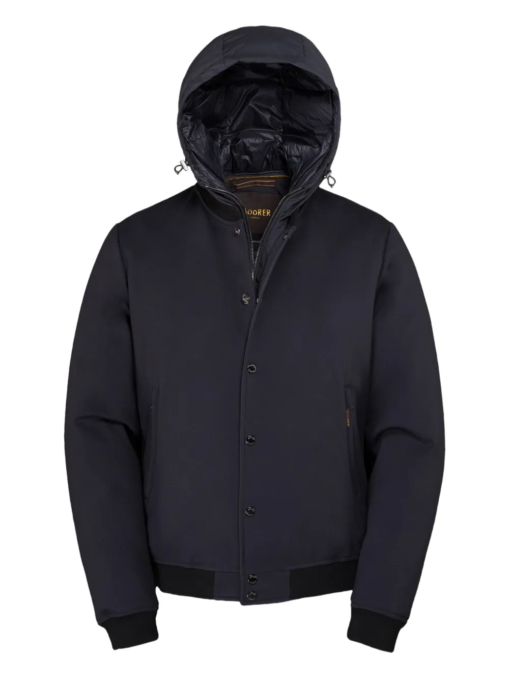 Moorer hooded bomber jacket Blauw