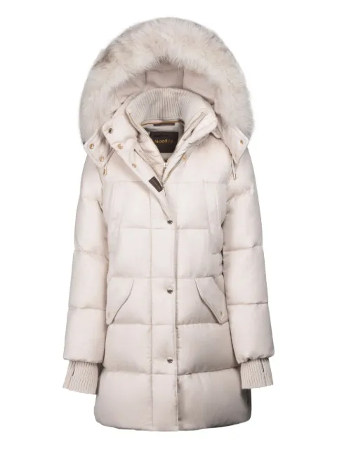 Moorer Talassa fur-trimmed quilted jacket