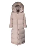 Moorer zip-fastening quilted jacket - Pink