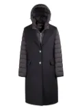 Moorer Jaya-CWX hooded quilted wool vest-coat set - Grey