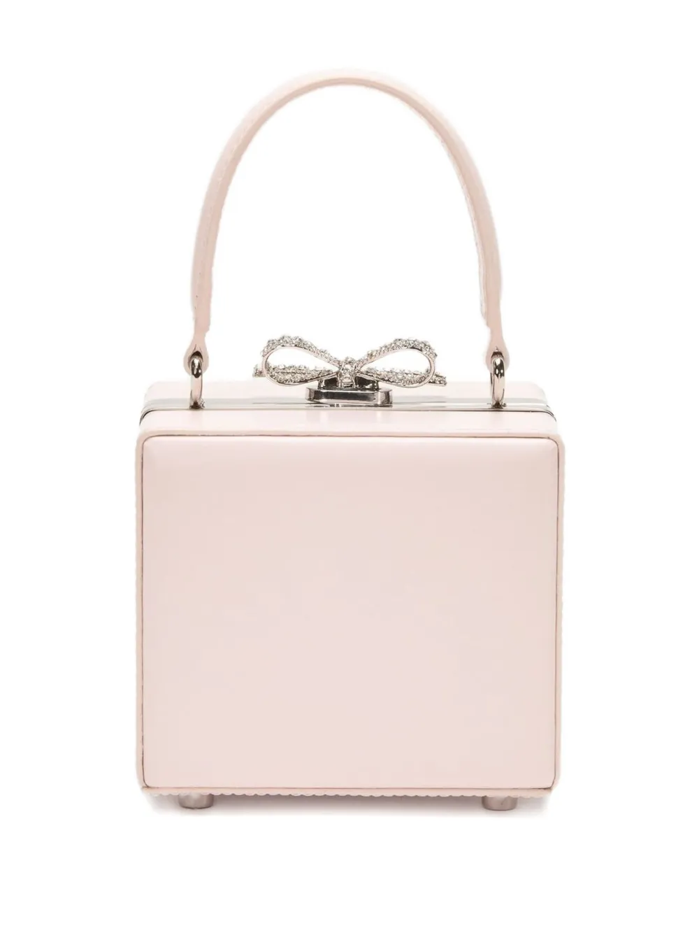 Self-Portrait Kids crystal-bow tote bag Roze