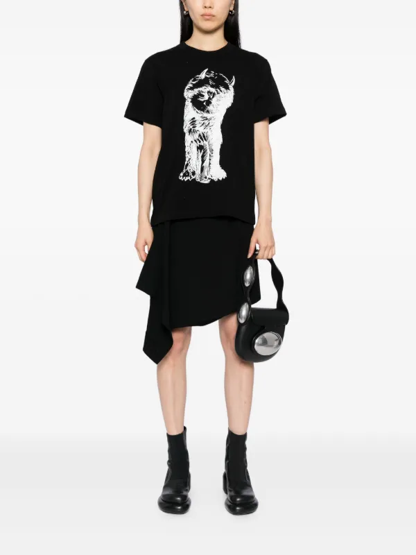 Sacai プリント Tシャツ | ブラック | FARFETCH JP