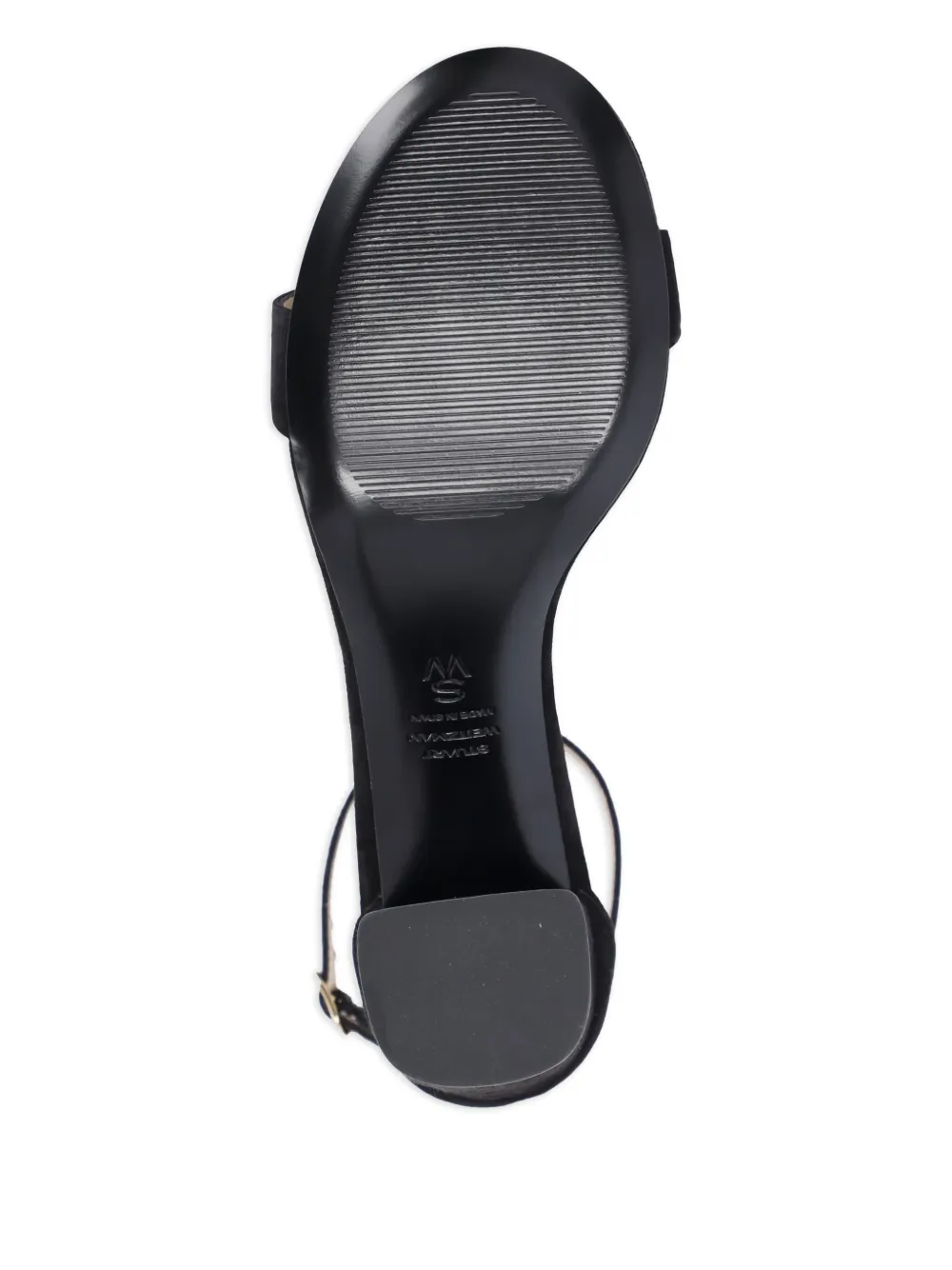 Stuart Weitzman 70mm ankle-strap block-heel sandals Black