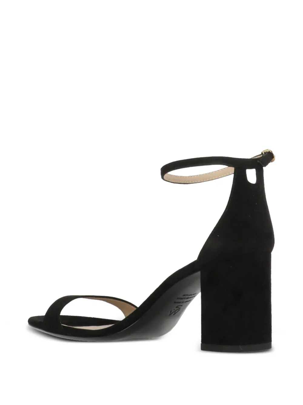 Stuart Weitzman 70mm ankle-strap block-heel sandals Black