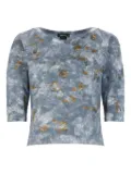 Avant Toi three-quarter sleeve top - Blue