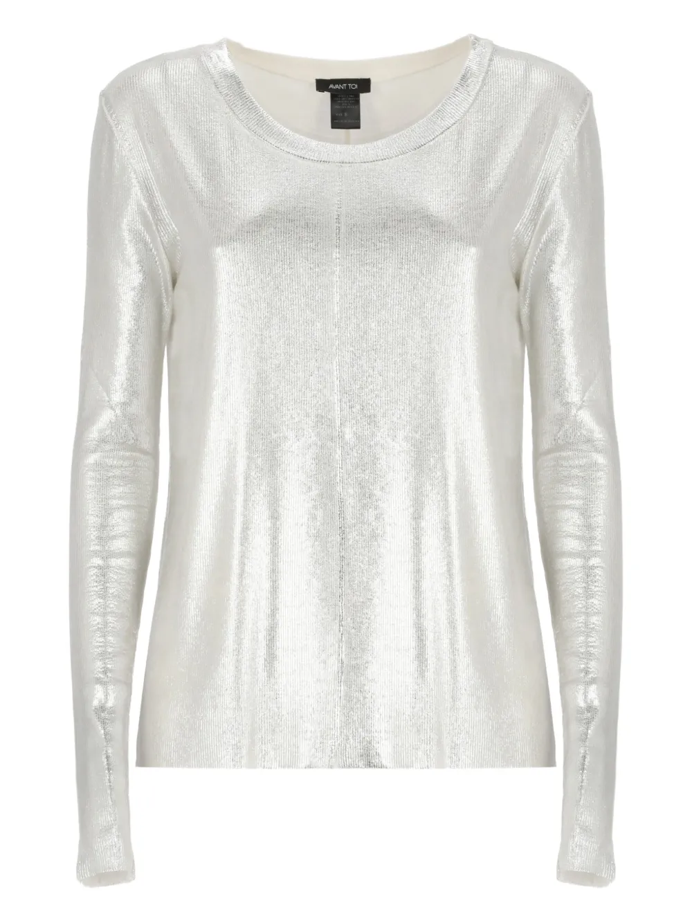 Avant Toi T-shirt met ronde hals Grijs