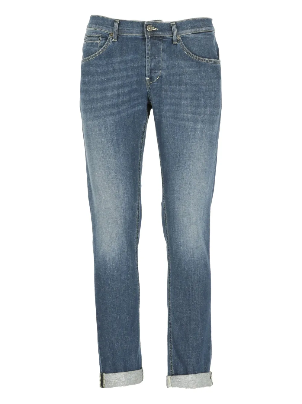 DONDUP George cuffed-hem jeans Blauw