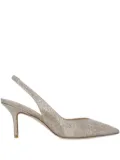 Stuart Weitzman sling-back heeled pumps - Silver