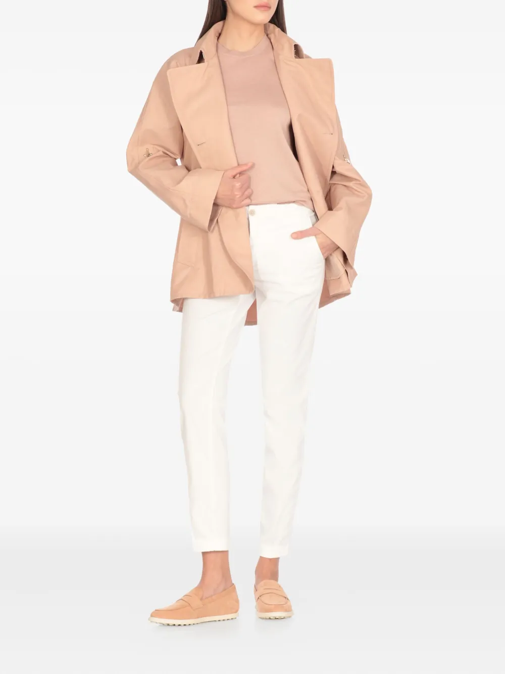 Fay Trenchcoat met ceintuur Beige
