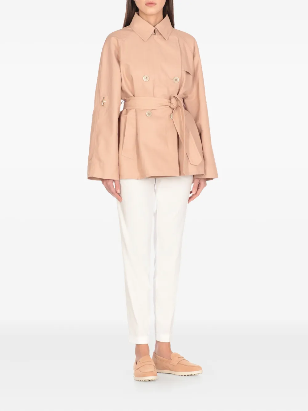 Fay Trenchcoat met ceintuur Beige