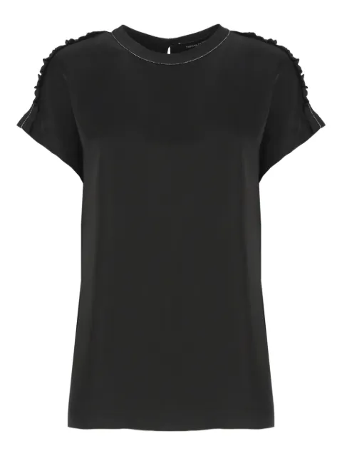 Fabiana Filippi Camiseta com acabamento de babados