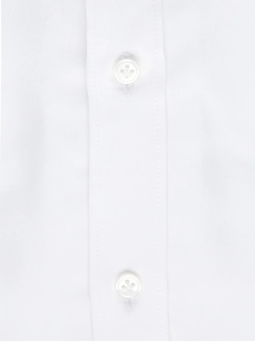 Fay Cotton Button-down Shirt In White