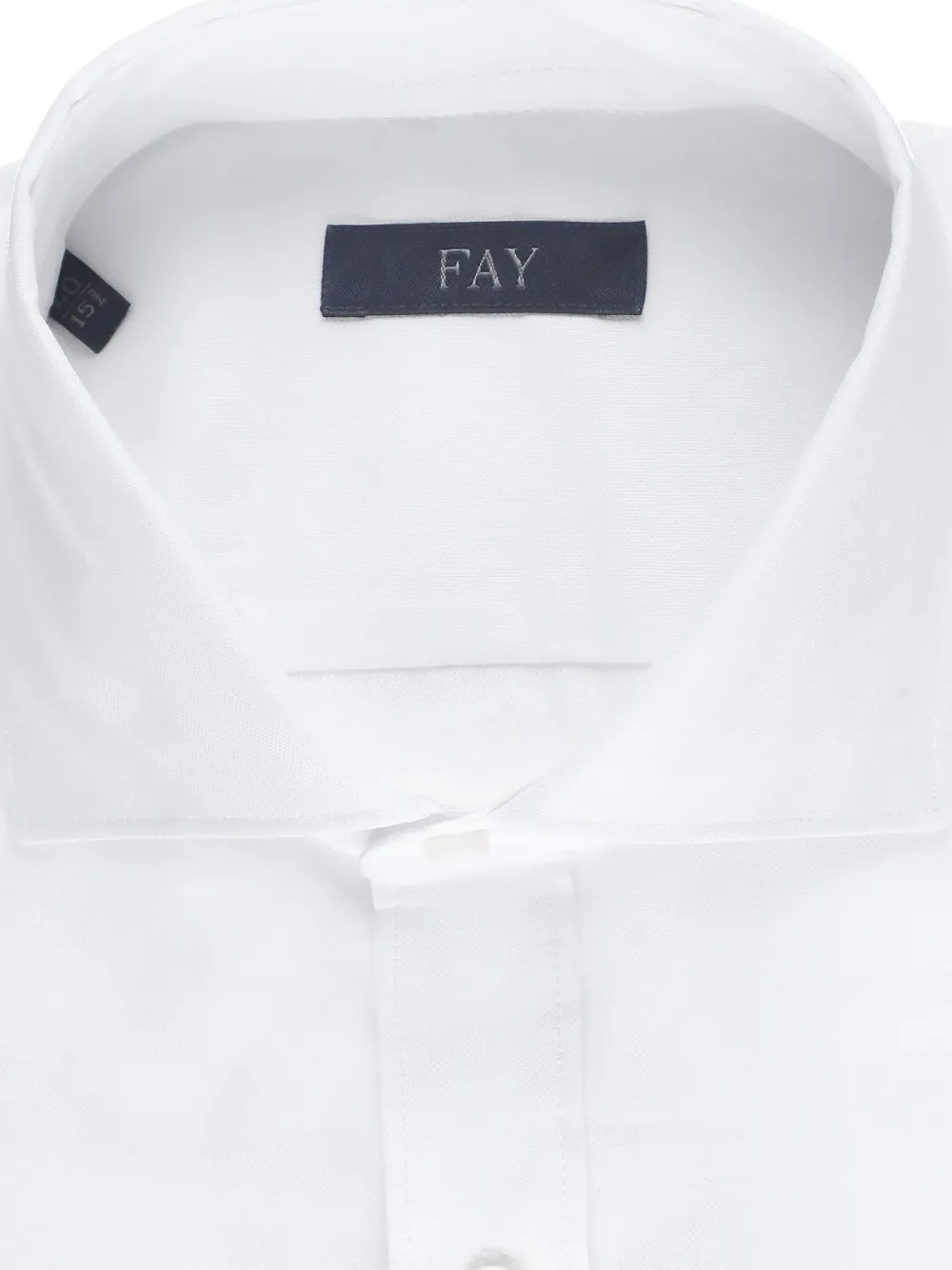 Fay cotton button-down shirt - Wit