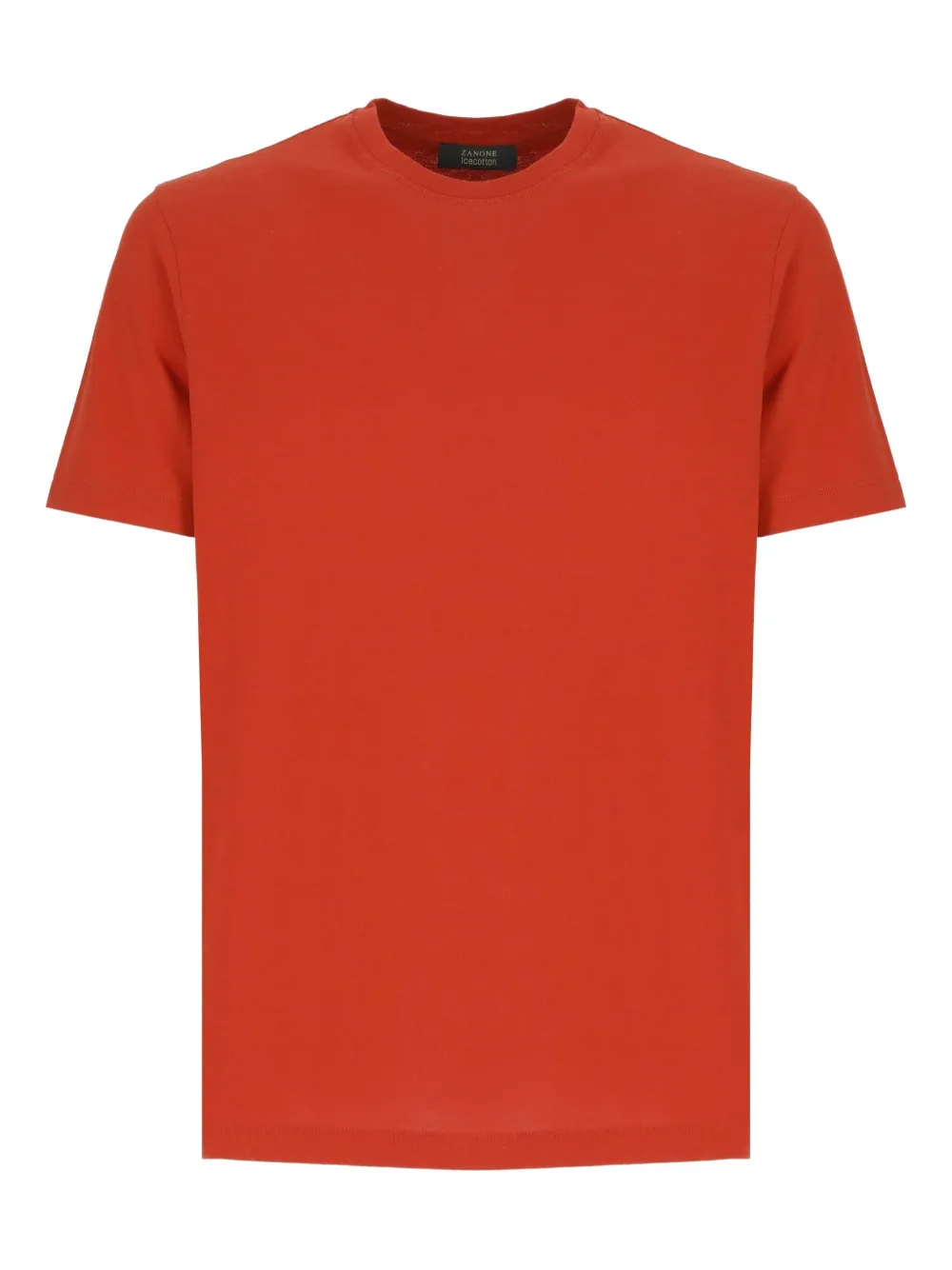 Zanone crew-neck short-sleeve T-shirt Rood