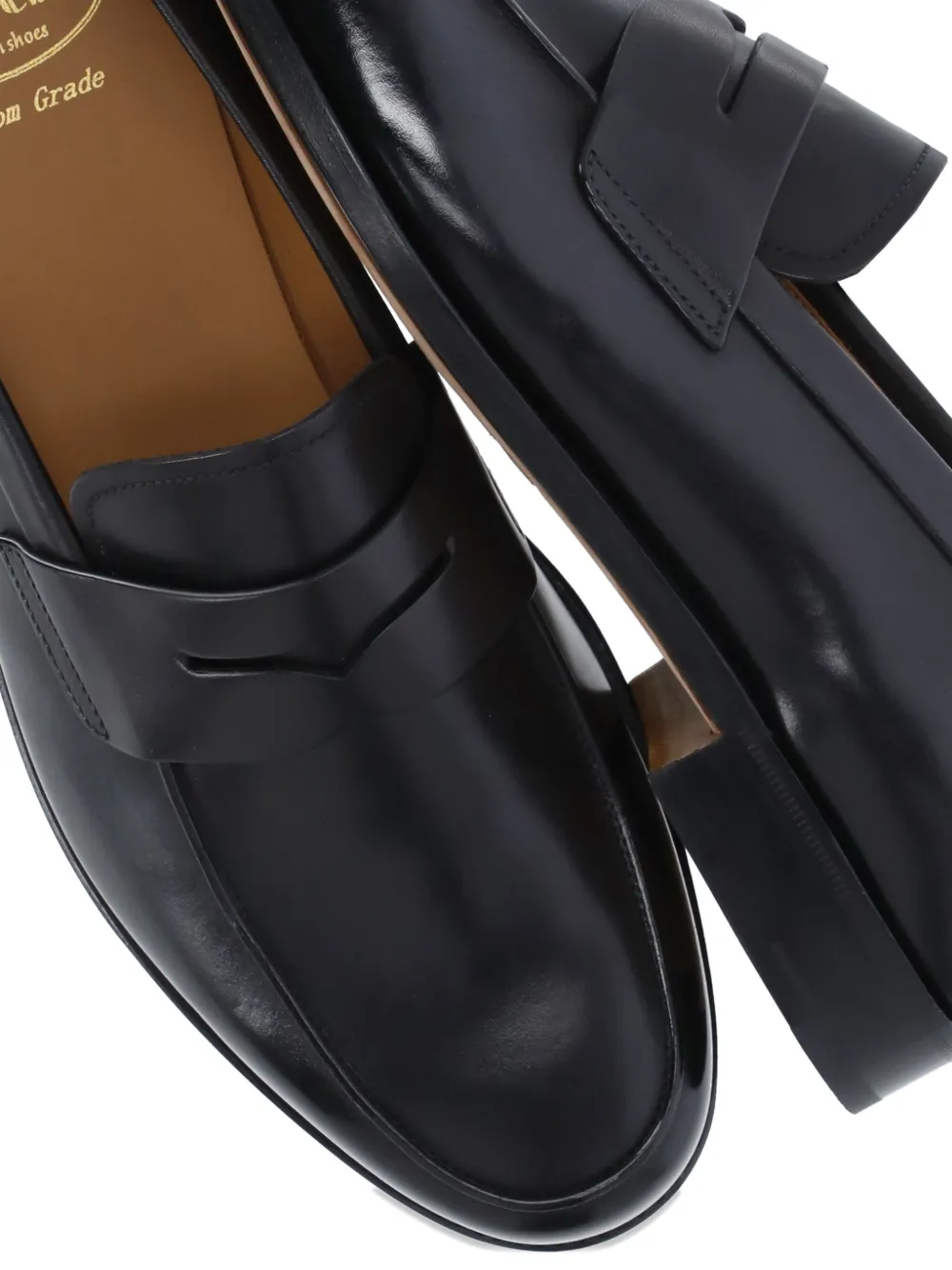 Church's leather penny loafers Black