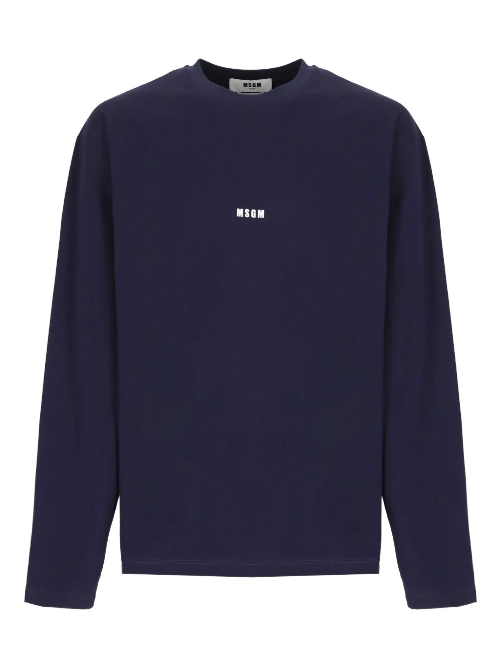 logo-embroidered long-sleeve t-shirt