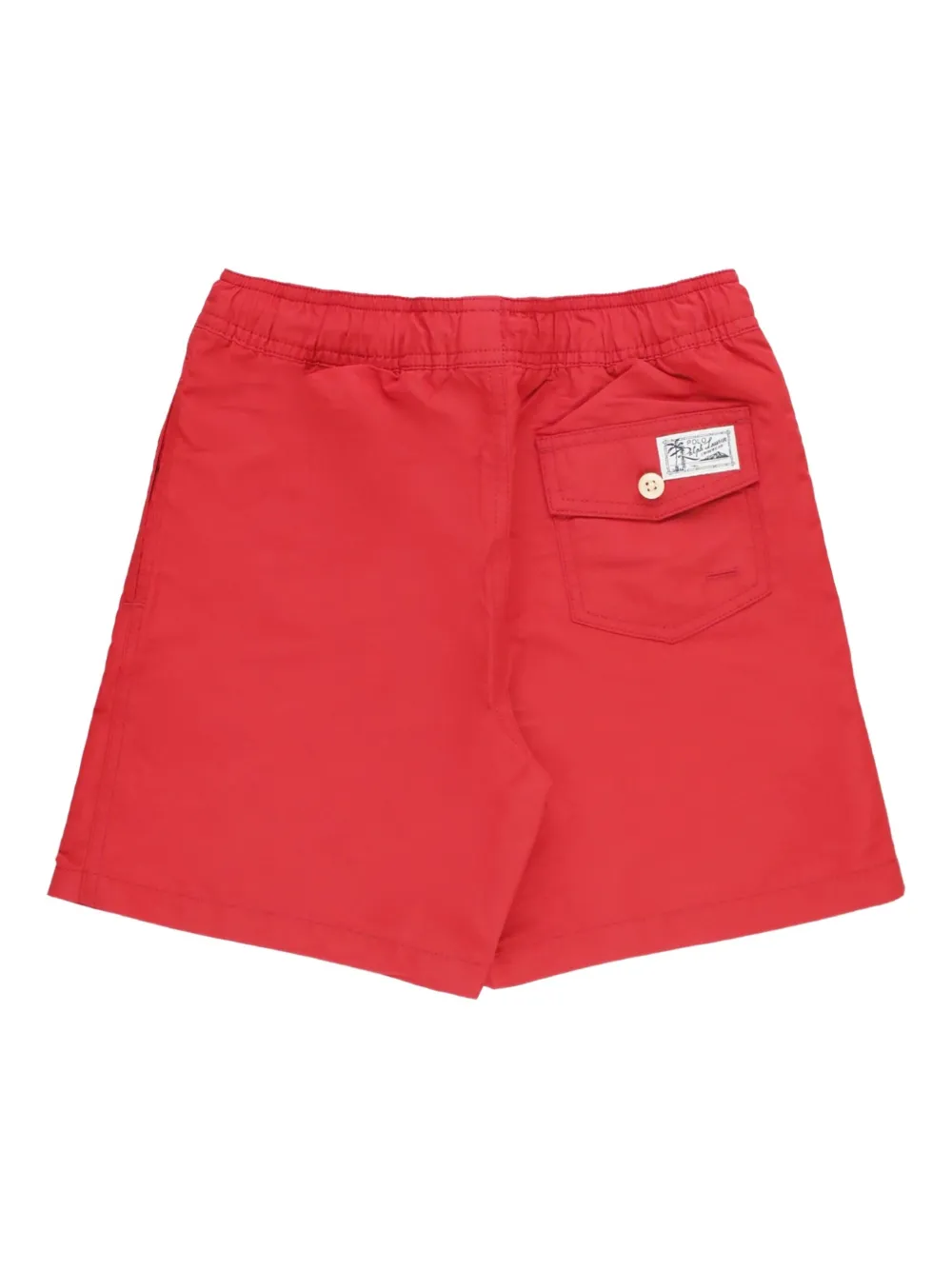POLO RALPH LAUREN KIDS Zwembroek met geborduurde pony Rood