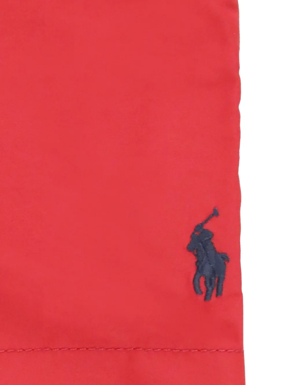 POLO RALPH LAUREN KIDS Zwembroek met geborduurde pony Rood