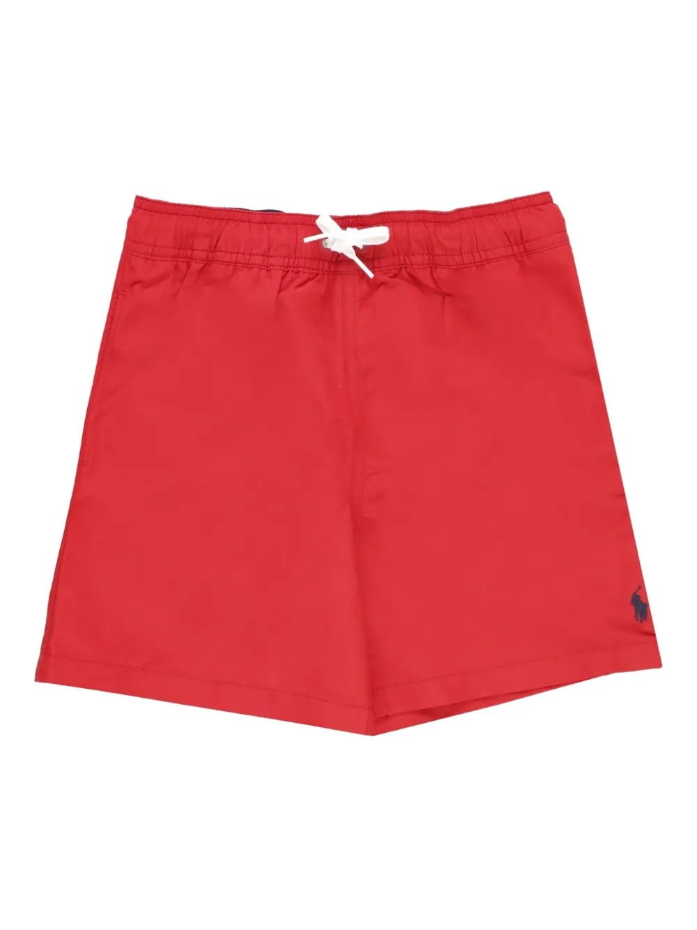 POLO RALPH LAUREN KIDS Zwembroek met geborduurde pony Rood