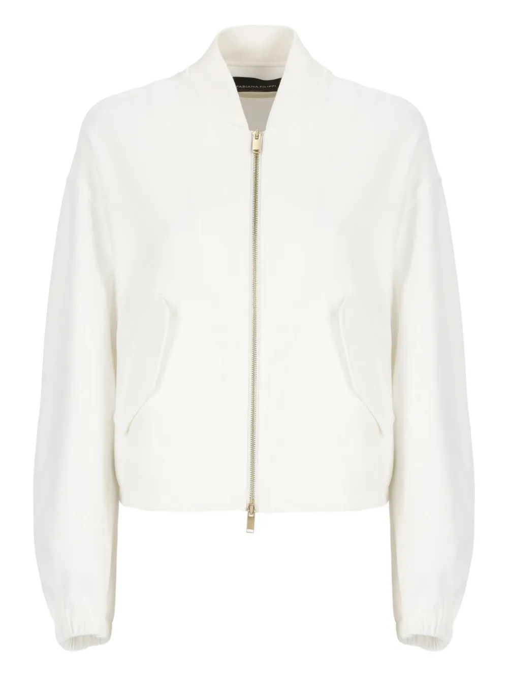 Fabiana Filippi Shirtjack met klepzak Wit