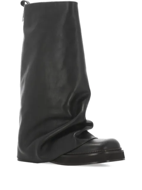 The Attico leather knee-high boots