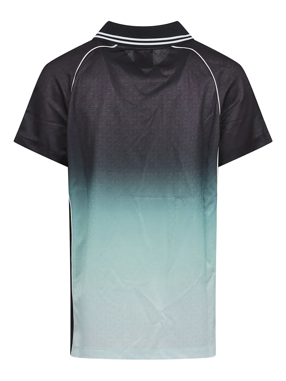 Casablanca gradient logo-pattern T-shirt - Groen
