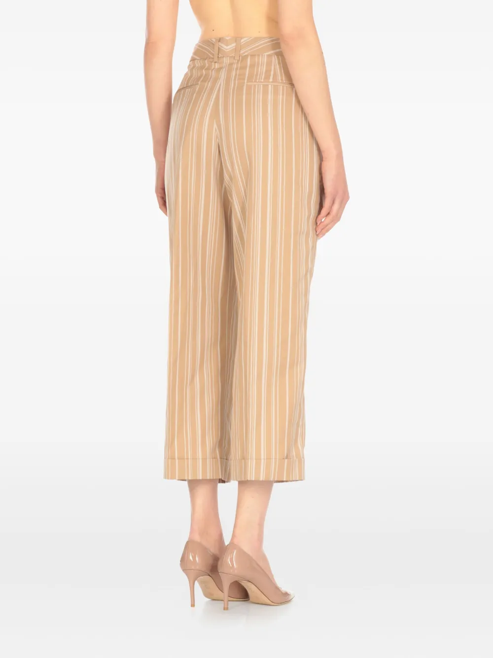 PT Torino Gestreepte broek Beige