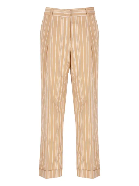 PT Torino striped cropped trousers