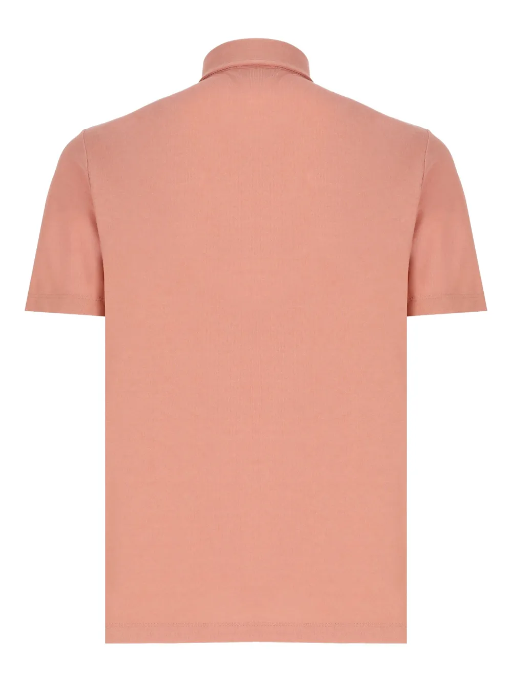 Zanone three-button cotton polo shirt - Oranje