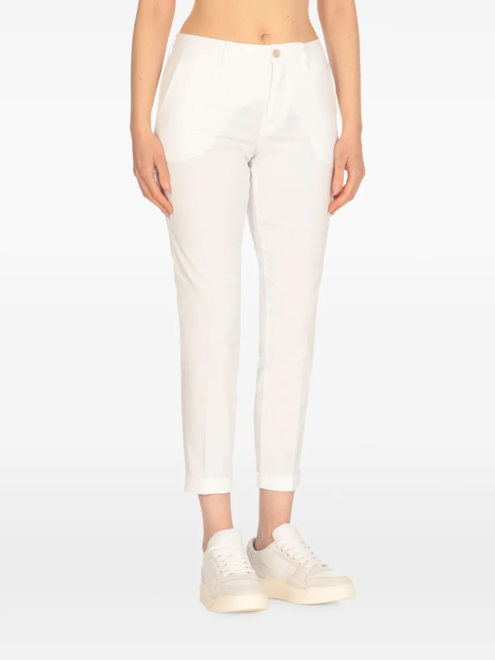 Fay slit-pocket trousers - Wit