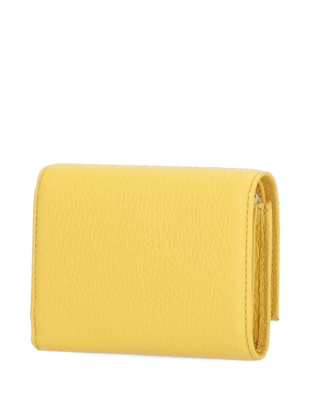 Coccinelle Metallic leren portemonnee - Geel