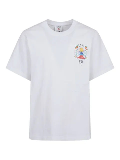 Casablanca logo-print cotton T-shirt
