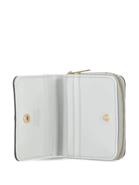 Tod's metal-bar leather wallet