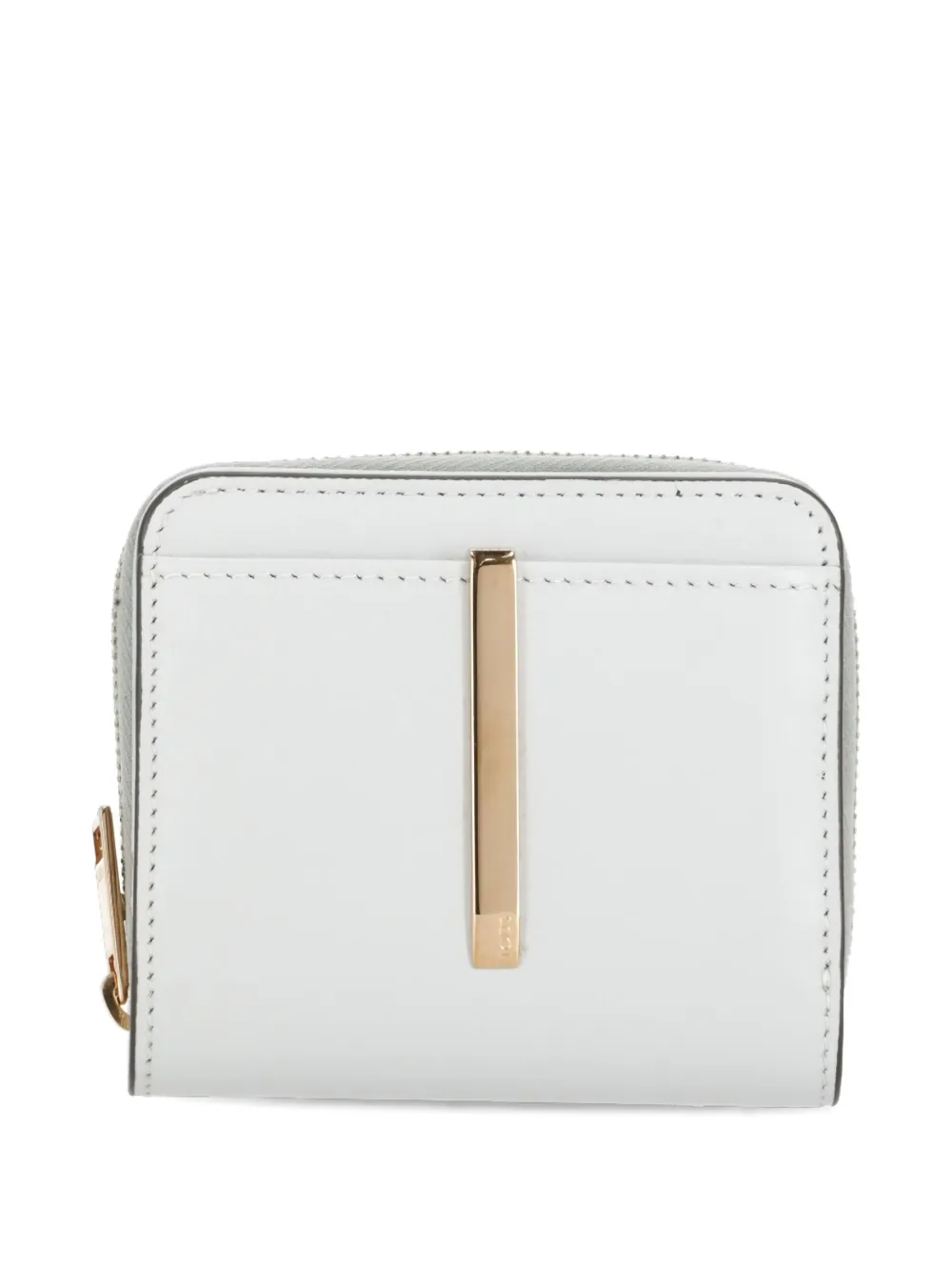 Tod's metal-bar leather wallet - Grijs