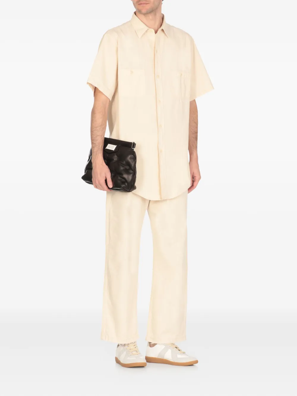 Maison Margiela Overhemd met borstzak Beige