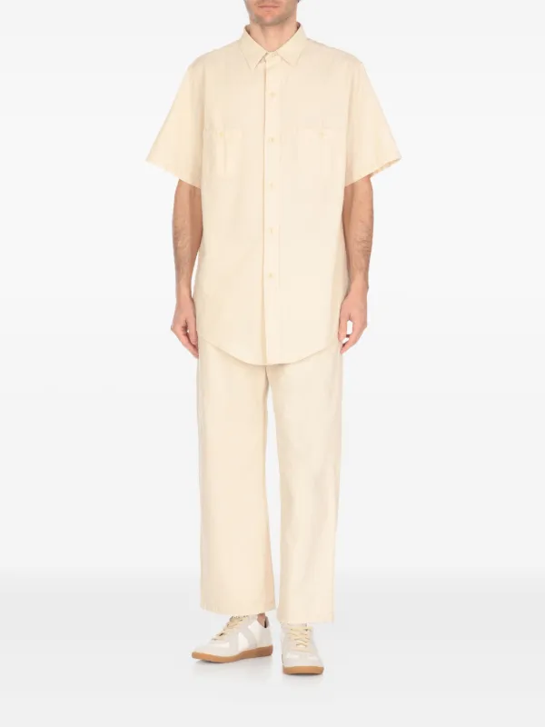 Maison Margiela short-sleeve chest-pocket Shirt | Neutrals