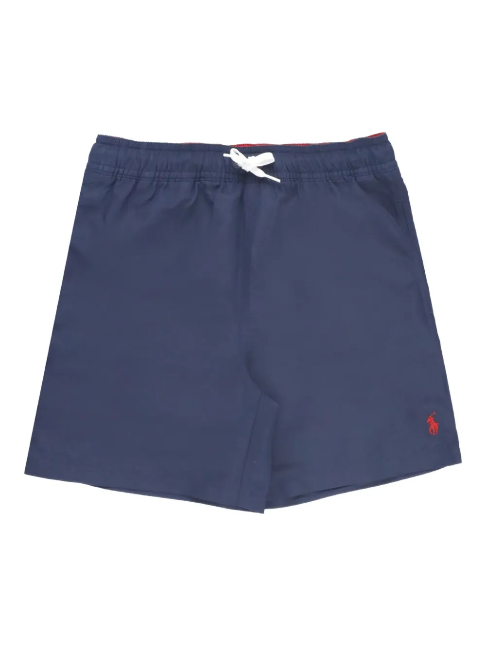 POLO RALPH LAUREN KIDS ロゴ スイムショーツ - ブルー POLO RALPH LAUREN KIDS ロゴ スイムショーツ - ブルー