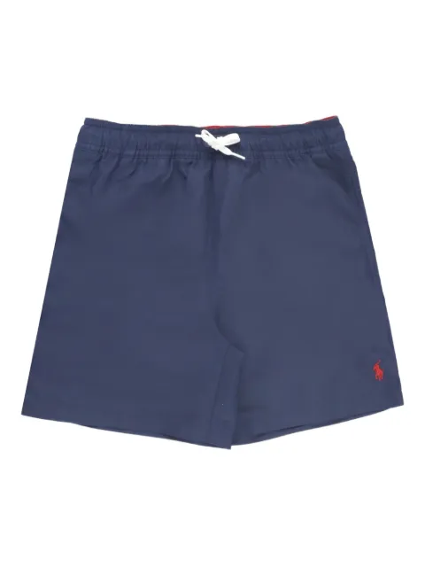 POLO RALPH LAUREN KIDS embroidered-logo swim shorts