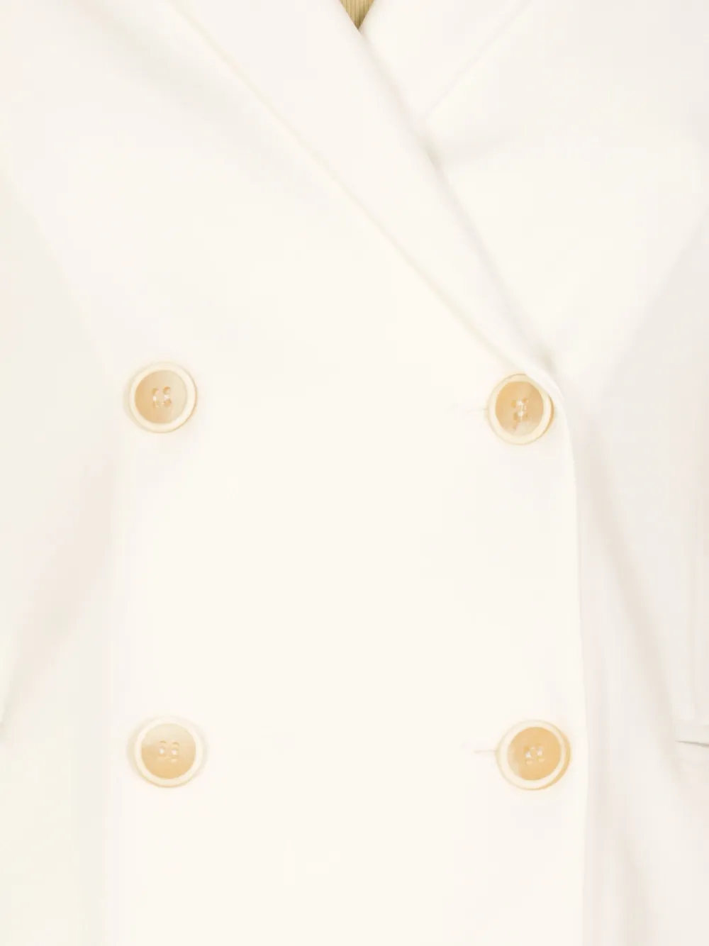 Fabiana Filippi Blazer met dubbele rij knopen Wit