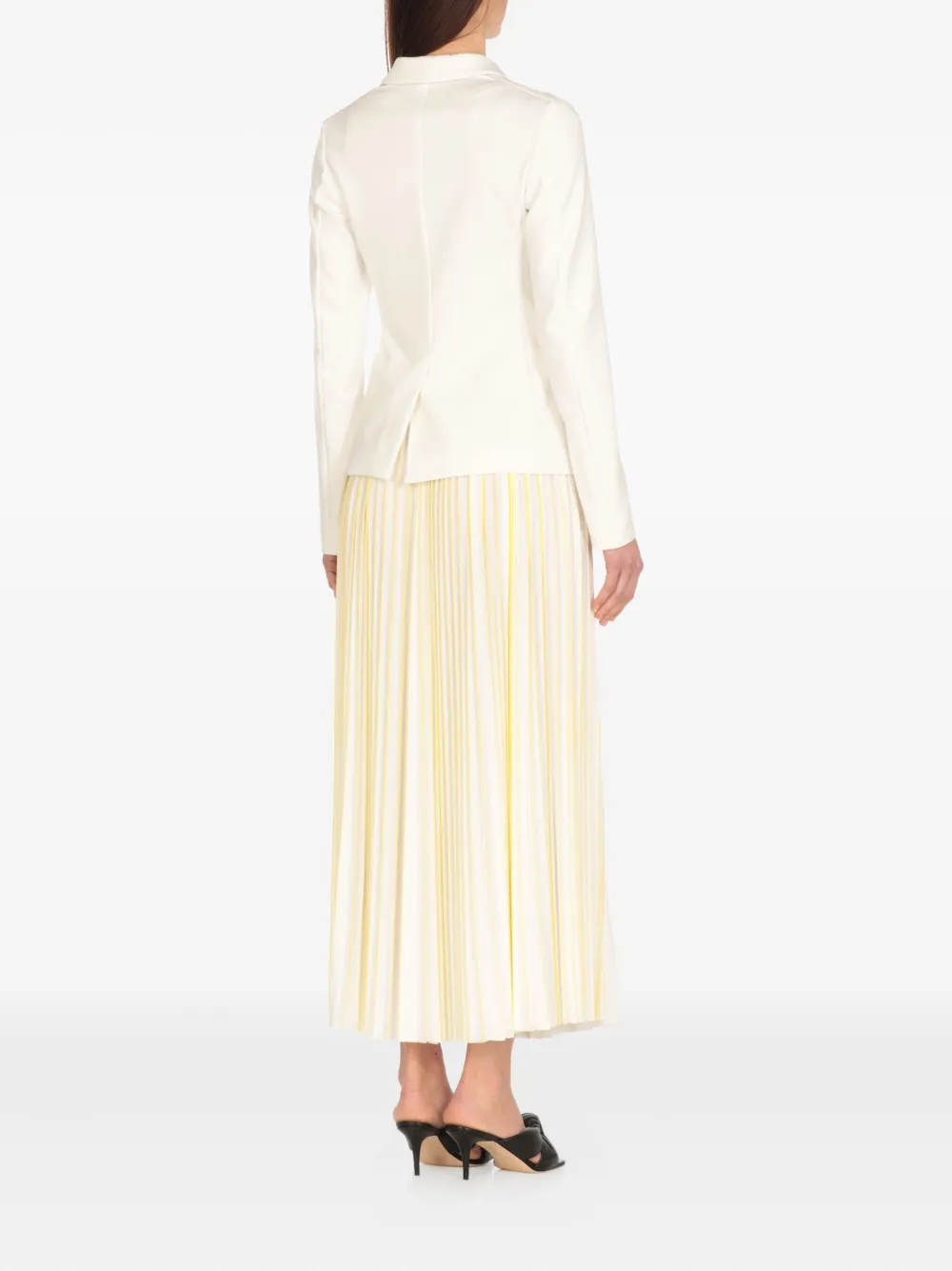 Fabiana Filippi Blazer met dubbele rij knopen Wit