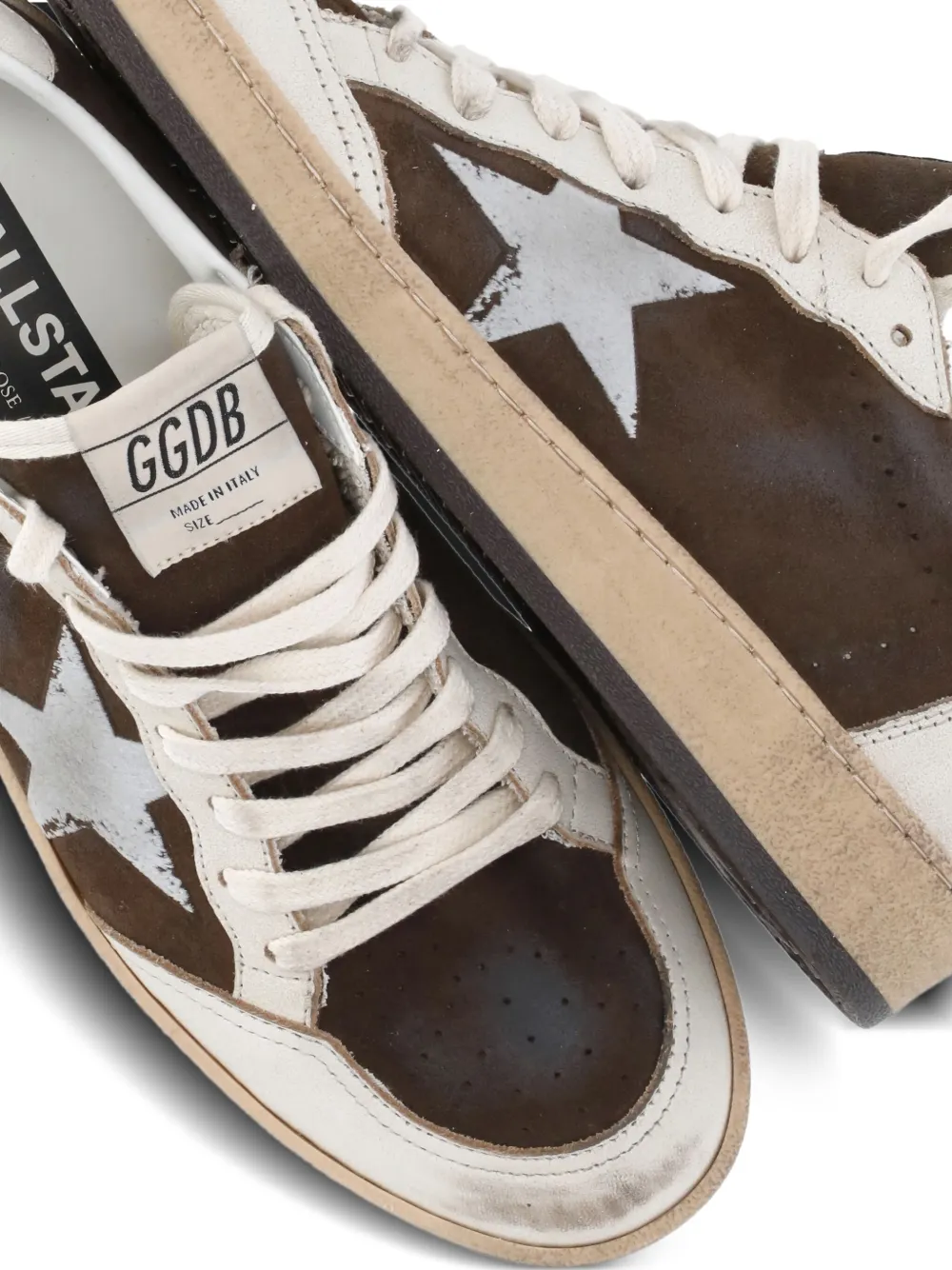 Golden Goose Ball Star suède sneakers Bruin